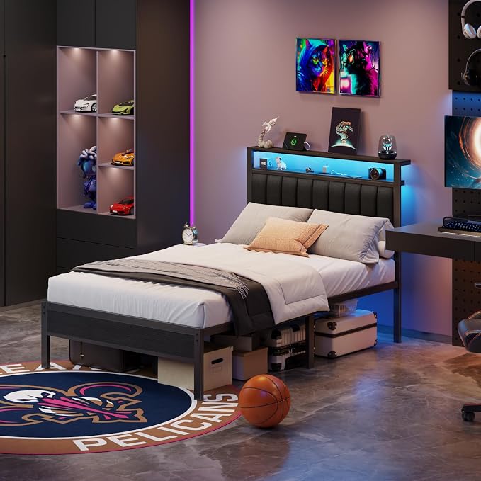 Furnulem Full Size Bed Frame - Image 4