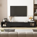AGOTENI Expandable TV Stand Media Console Table, Modern Entertainment Center by AGOTENI