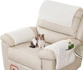 Armrest Covers - Arm Chair Covers Set of 3 Recliner Chair Covers, by Obliqwin
