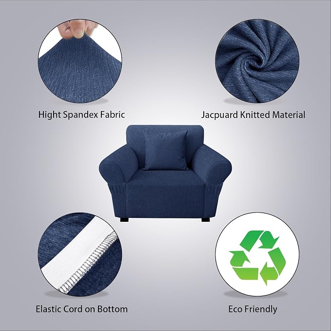 Armchair Slipcover with 1 Pillow Cover - Image 2