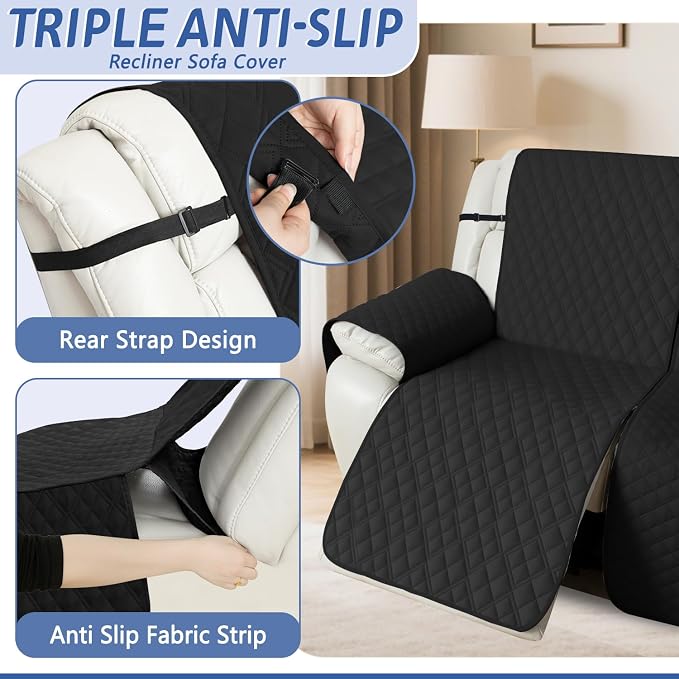 Arfntevss Recliner Sectional Couch Covers 1OO% Waterproof L Shape Sofa Cover - Image 4