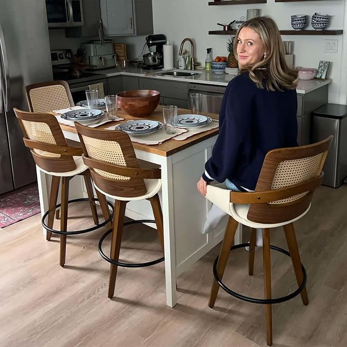 Mid Century Modern Counter Stools - Image 6