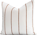 Crumbs Home Modern Farmhouse Fall Linen Indoor Outdoor Throw Pillow Cover Only by CRUMBSHOME