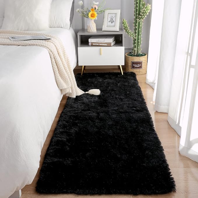 Chicrug Soft Runner Rugs for Bedroom Living Room Plush Fluffy Rug 2x5 Feet by ChicrugHomeDecor