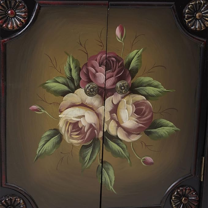 Nearly Natural French Vintage Style Floor Cabinet - Image 5