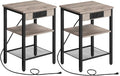 HOOBRO Side Tables Set of 2 by HOOBRO