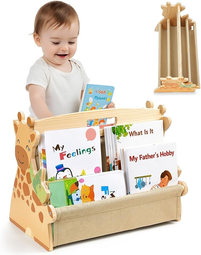 Toddler Bookshelf Double-Sided by Unknown