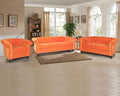 RARZOE 3 Pieces Living Room Furniture Sofa Set, Chesterfield Style, Velvet by RARZOE