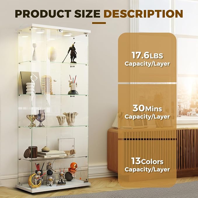 FANYUSHOW Glass Display Cabinet - Image 2