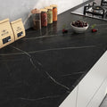 FunStick 36"x200" Black Marble Contact Paper Peel and Stick Countertop Paper by FunStick