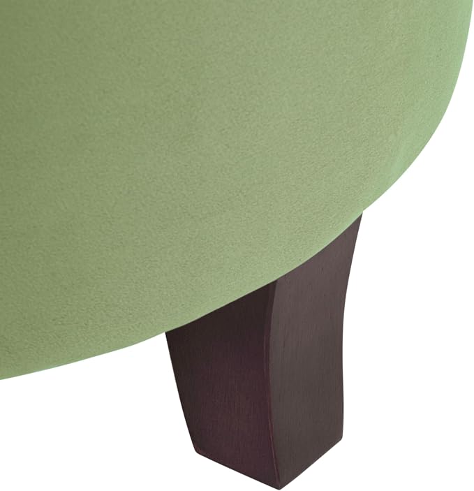 HomePop by Kinfine Fabric Upholstered Round Storage Ottoman - Image 9