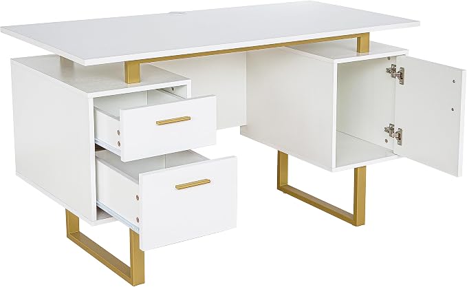 Techni Mobili Storage Drawers and Cabinet 51.25” W-Modern Office Large Floating - Image 9