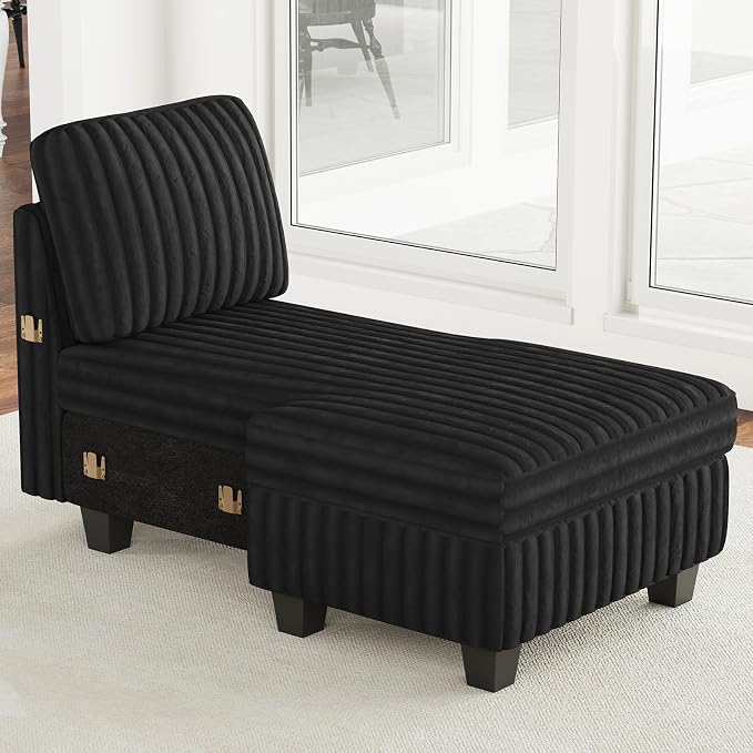 Belffin Modular Sectional Storage Chaise Module by Belffin