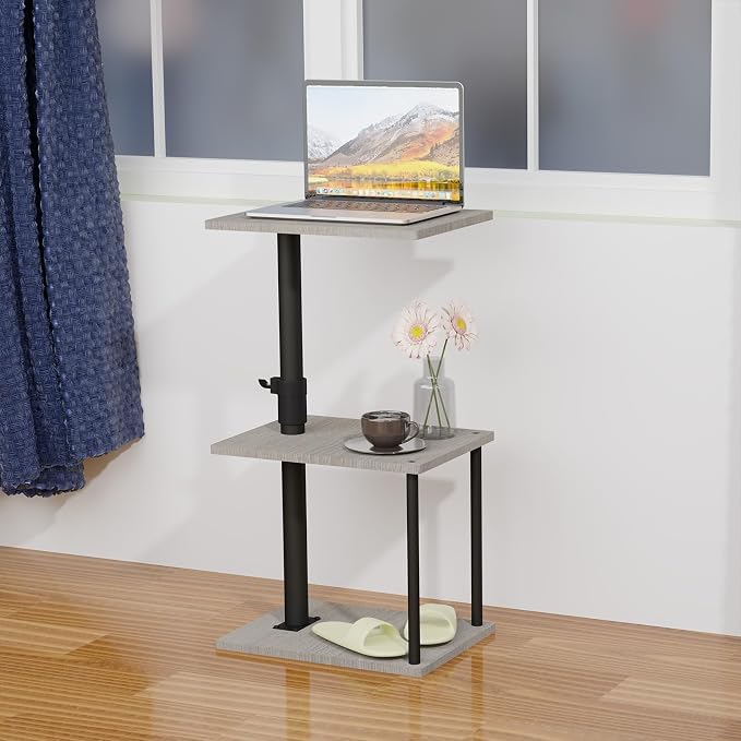 Faesun Swivel Side Table for Couch Arm, Height Adjustable C Table for Recliner - Image 6
