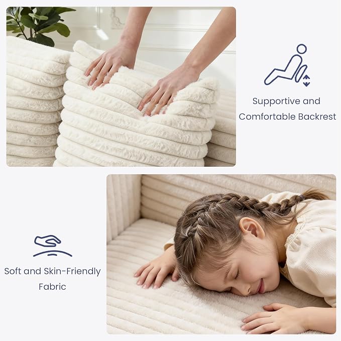 3-in-1 Convertible Sofa Bed: Boneless Loveseat Sleeper & Folding Couch Bed - Image 4