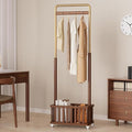 Taitiy Clothes Rack Solid Wood Coat Rack, Metal and Solid Wood Combination by Taitiy