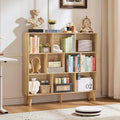 LEYAOYAO 10 Cube Bookshelf, 3 Tier Modern Wide Bookcase by LEYAOYAO-Findtheshiningpointofyourideallife%EF%BC%81