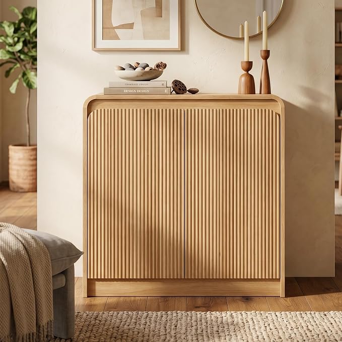 FURSUN Modern Fluted Sideboard by FURSUN