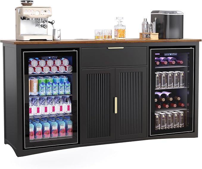 GDLF 70.1" Long Coffee Bar Cabinet - Image 9