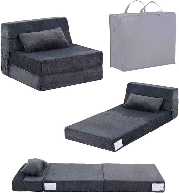 Tiita Convertible Folding Kids Sofa Bed by TiitaHome