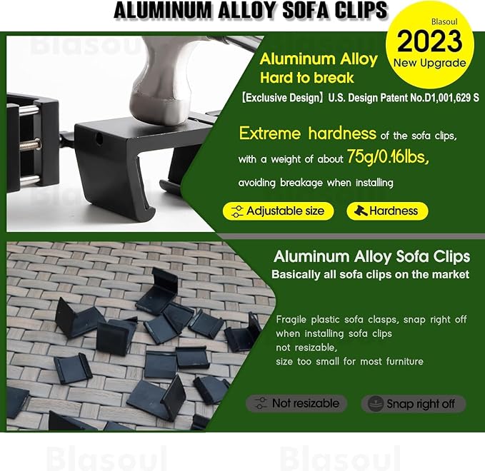 Blasoul Universal Heavy-Duty Outdoor Furniture Clips - Image 9
