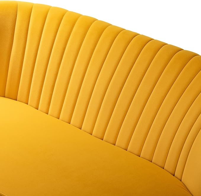 HULALA HOME 3 Piece Velvet Living Room Furniture Set, Modern Comfy Upholstered - Image 9