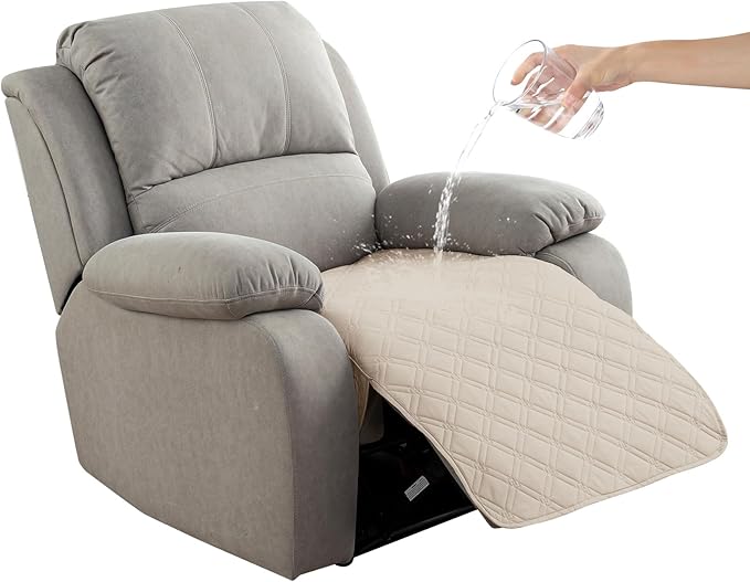 Genina Waterproof Recliner Chair Covers, Recliner Cover by Genina