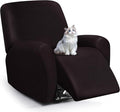 ANARACHON Leather Look Recliner Chair Covers, 4-Pieces Stretch Recliner Cover by ANARACHON