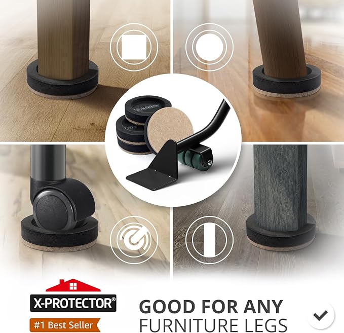X-Protector Felt Furniture Sliders - Image 4
