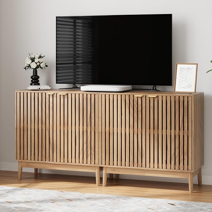 Kiasthome Wooden Sideboard Buffet Cabinet - Image 7