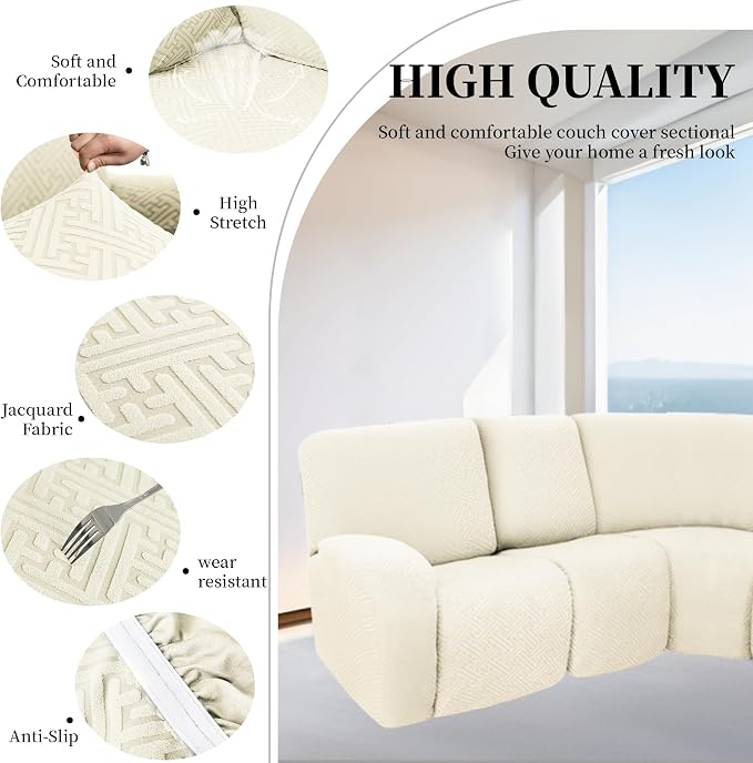 100% Waterproof Sectional Recliner Couch Covers - Image 5