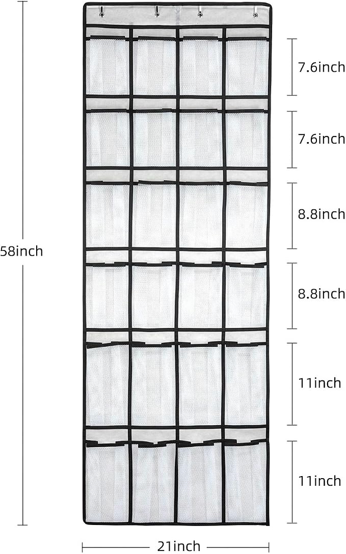 SAVERHO Hanging Shoe Organizer, Over The Door Shoe Organizer - Image 2