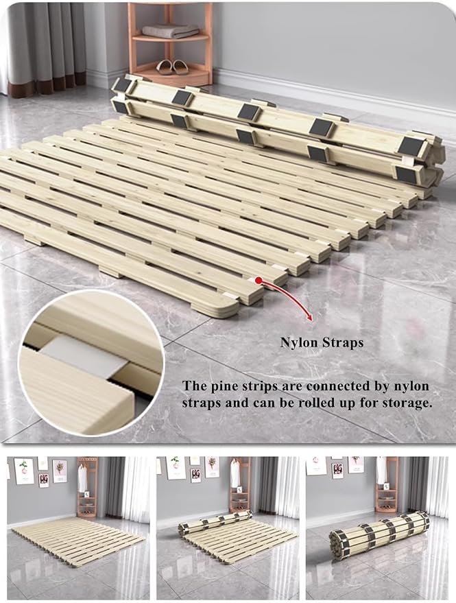 Floor Bed Frame Japanese Futon Tatami Mat Breathable and Moisture-Proof - Image 6