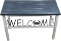 Furniture Barn USA Cottage, and Weathered Navy Crab Welcome Bench by FurnitureBarnUSA