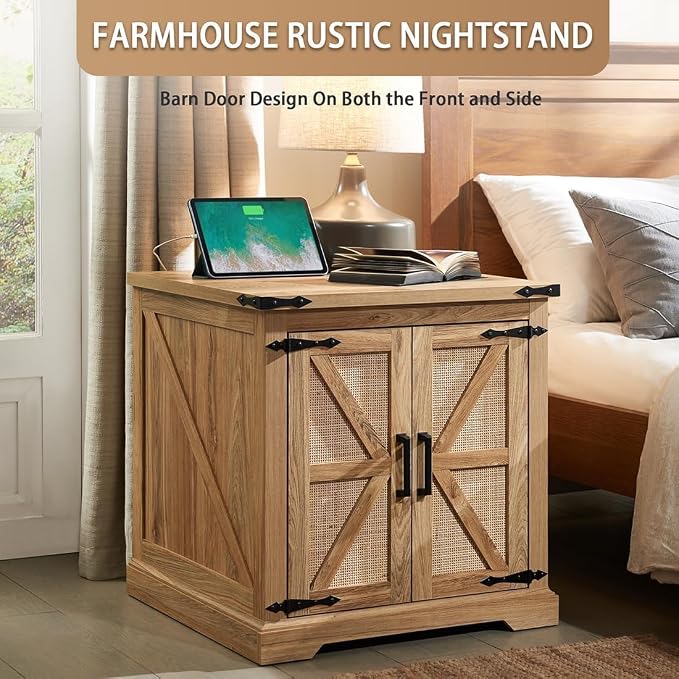 Barnyatoh Farmhouse Boho End Table - Image 5