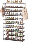 LANTEFUL 10 Tiers Shoe Rack 50 Pairs Large Capacity Tall Shoe Organizer Sturdy by LANTEFULforTidyingHouse