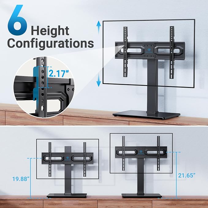 PERLESMITH Universal Swivel TV Stand Mount - Image 3