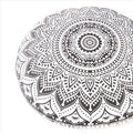 Mandala Floor Pillow Cover Meditation Cushion Seating Throw Hippie Round by EyesofIndia