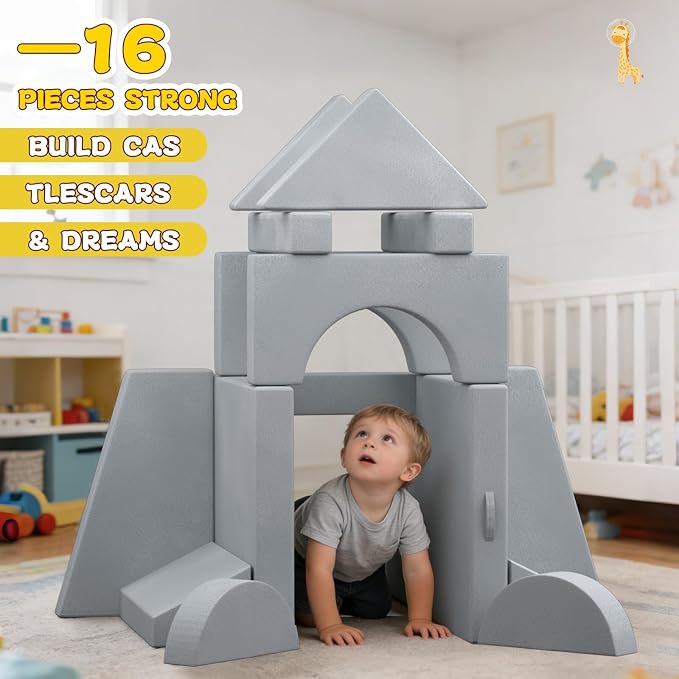 15pcs Unique Modular Kids Play Couch - Image 5