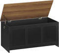 HOOBRO Storage Bench, 39.3" Retro Wooden Storage Chest, Wooden Storage Trunk by HOOBRO