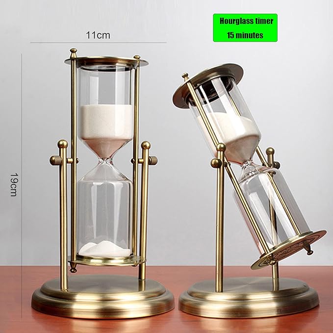 Embossed Golden Hourglass Timer - Image 3