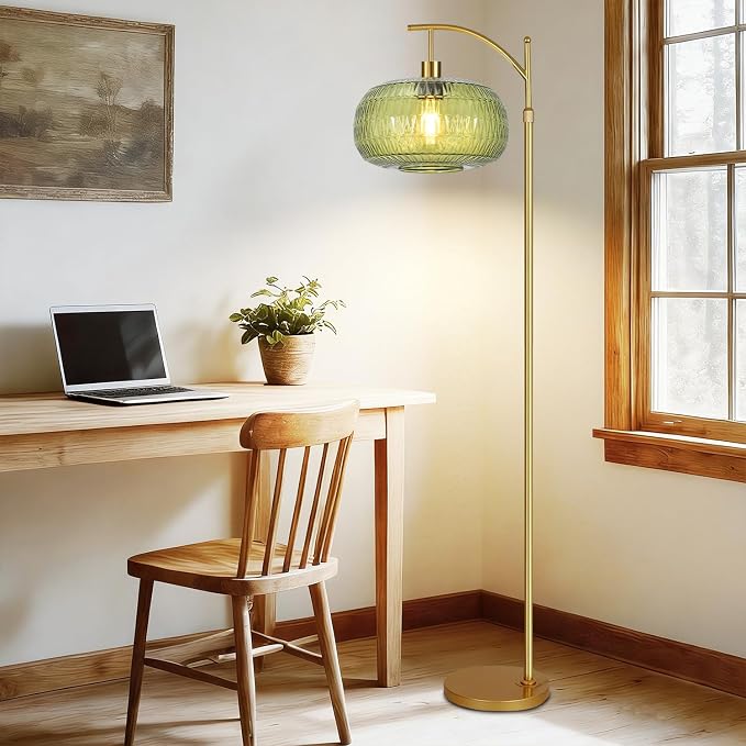 QIYIZM Glass Floor Lamp for Living Room - Image 6