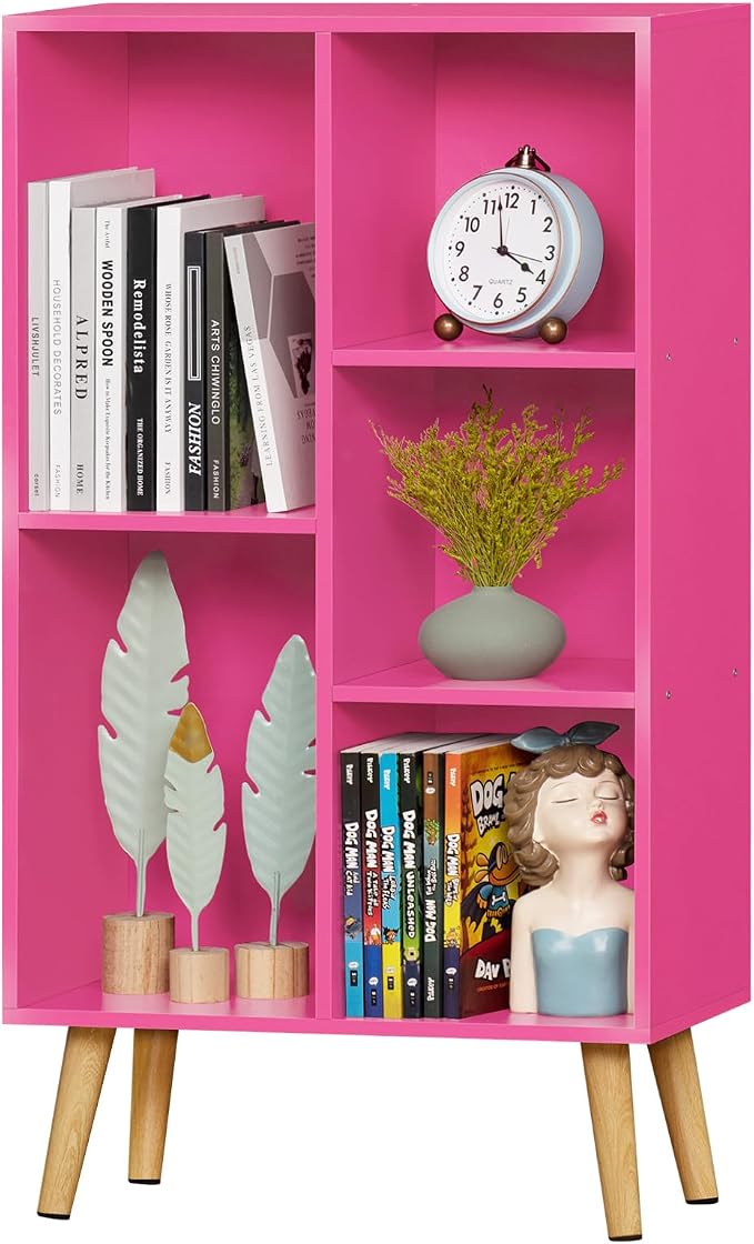 LEYAOYAO 5 Cube Bookshelf, 3-Tier Bookcase by LEYAOYAO-Findtheshiningpointofyourideallife%EF%BC%81