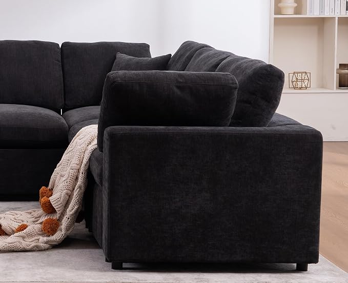 Oversized Modular Sectional Sofa Couch, Large 7 Seater Corner Sofa Modern U - Image 7