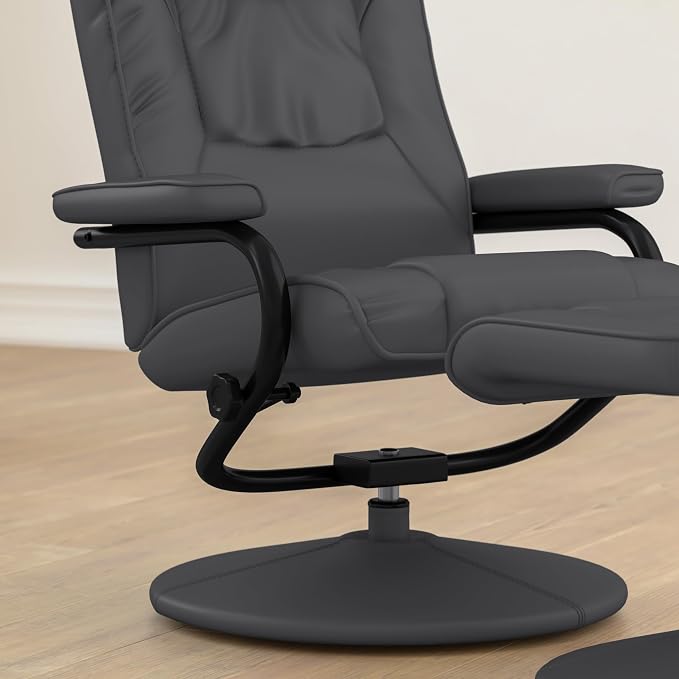 Flash Furniture Rachel Contemporary Multi-Position Recliner and Ottoman - Image 6