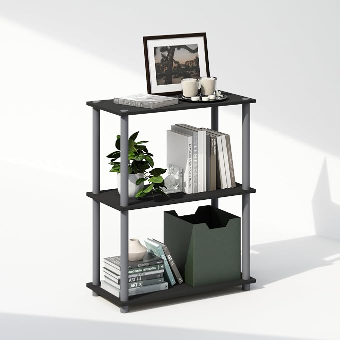 Furinno Turn-N-Tube Book Shelf, 3-Tier Bookshelf, Bookcase by Furinno-FitsYourSpaceFitsYourBudget