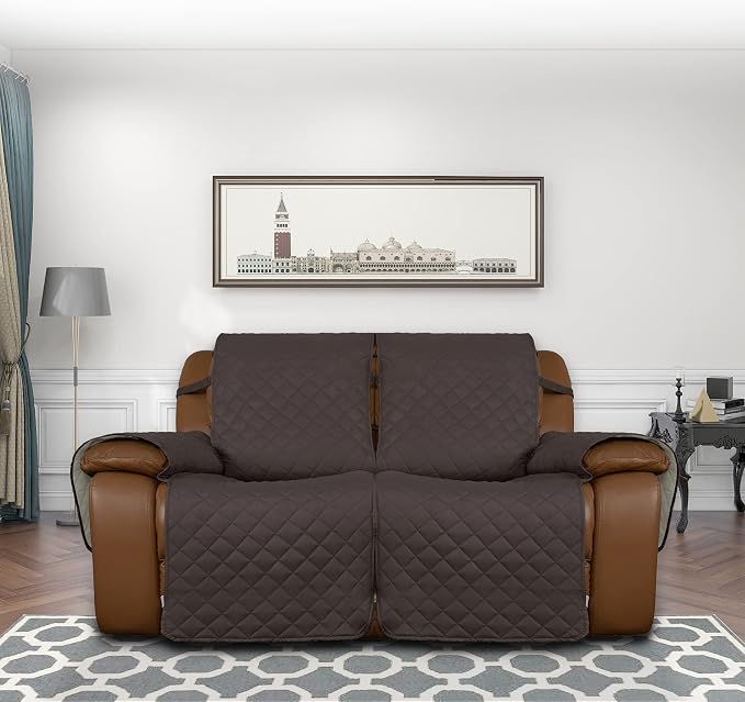 Easy-Going Loveseat Recliner Cover, Reversible Couch Cover - Image 2