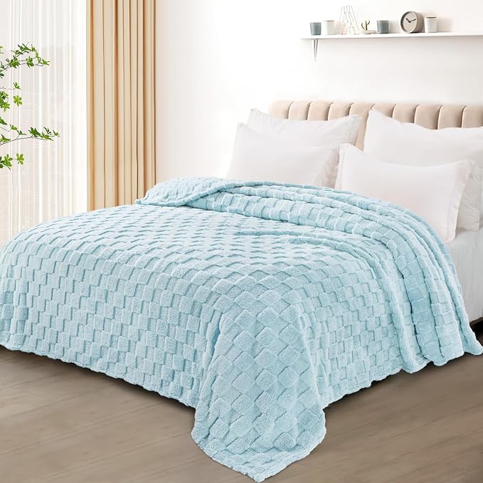 Exclusivo Mezcla King Size Flannel Fleece Blanket, Super Soft and Warm - Image 2