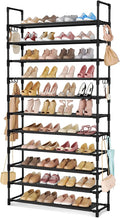 LANTEFUL 11 Tiers Tall Shoe Rack Holds 55 Pairs of Shoes by LANTEFULforTidyingHouse
