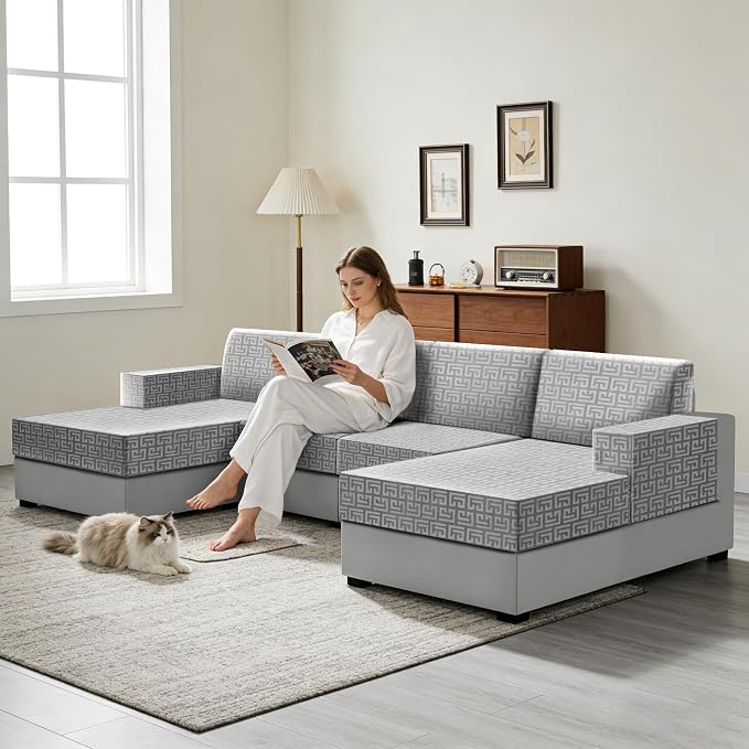 UNBBRRL Stretch Couch Backrest Cushion Cover - Image 6